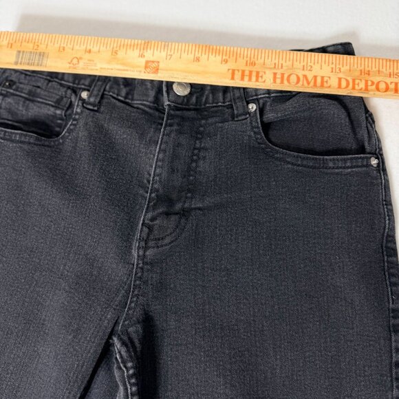 Calvin Klein Jeans Slim Straight Womens Size 16 Dark Wash Stretch Denim - Picture 7 of 14